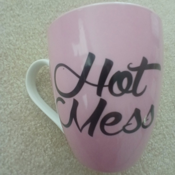 Pfaltzgraff Pink "Hot Mess" Mug - Picture 1 of 6